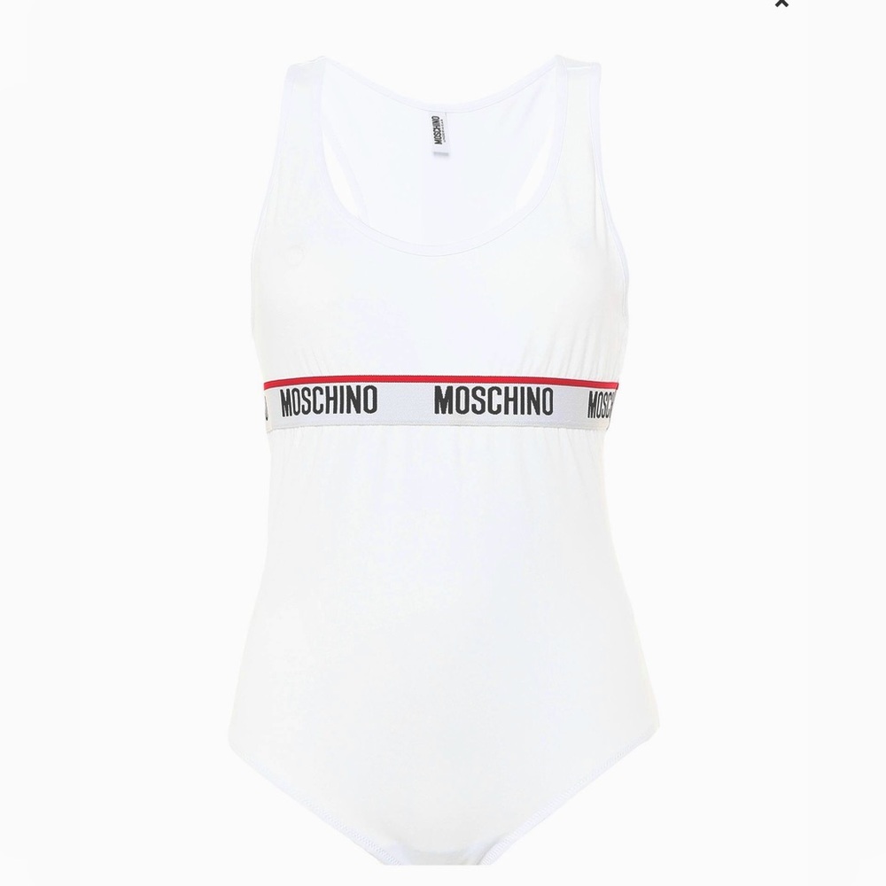 MOSCHINO logo tape belt Bermuda luxury designer , authentic - Picture 4 of 4